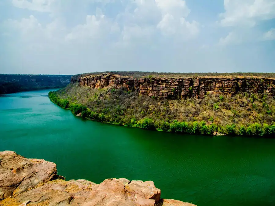 The Chambal gorge from Garadia Mahadev viewpoint, Kota